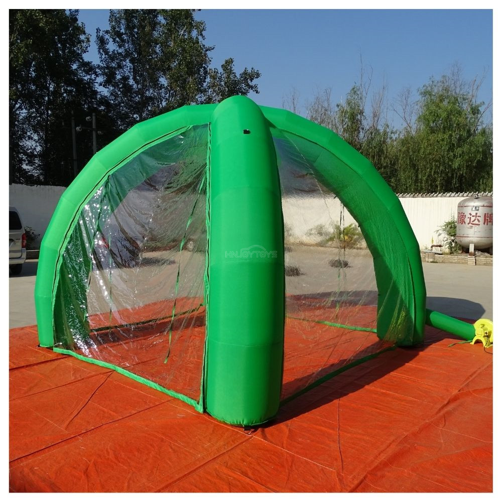 Infaltable Spider Tent With Clear Walls 