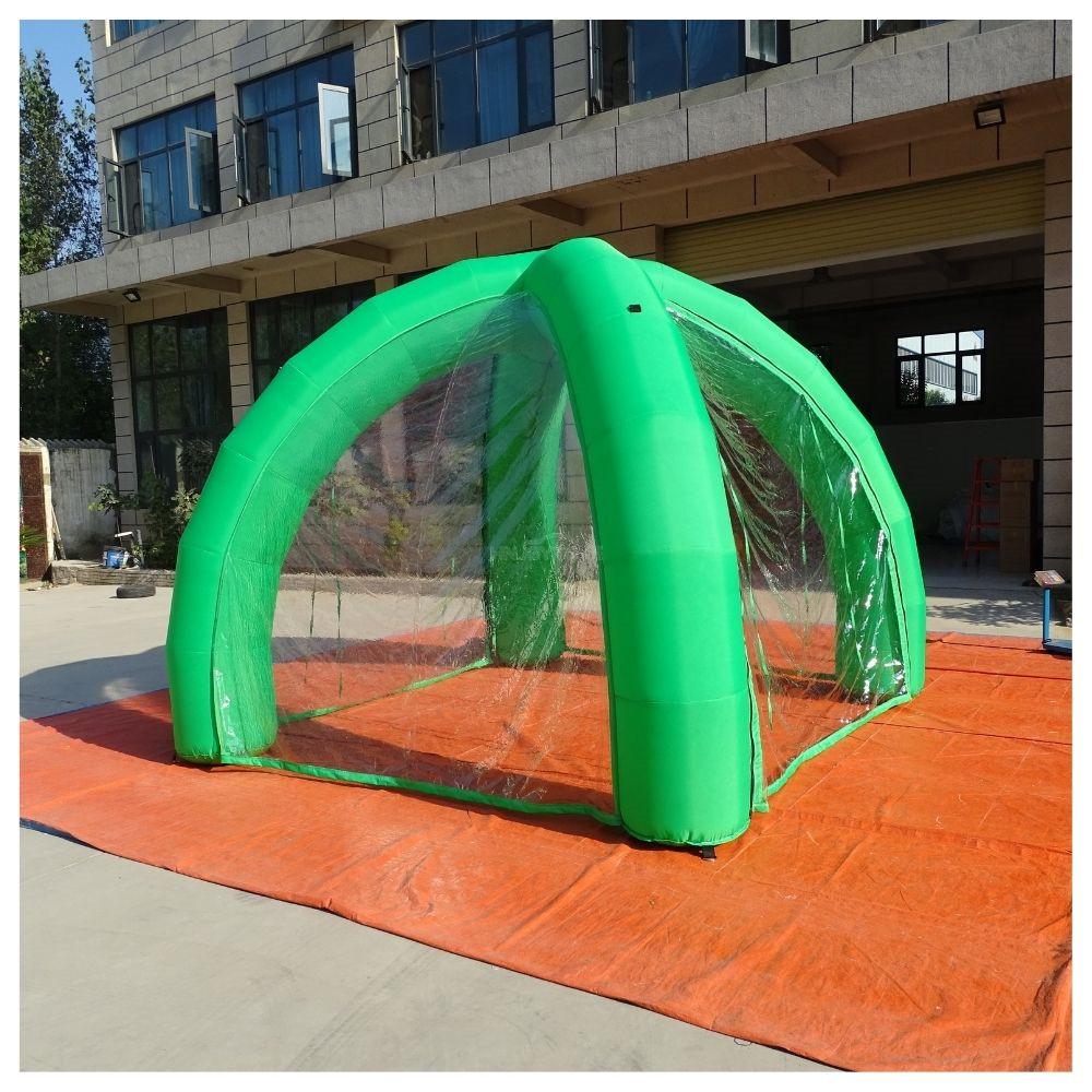 Infaltable Spider Tent With Clear Walls 
