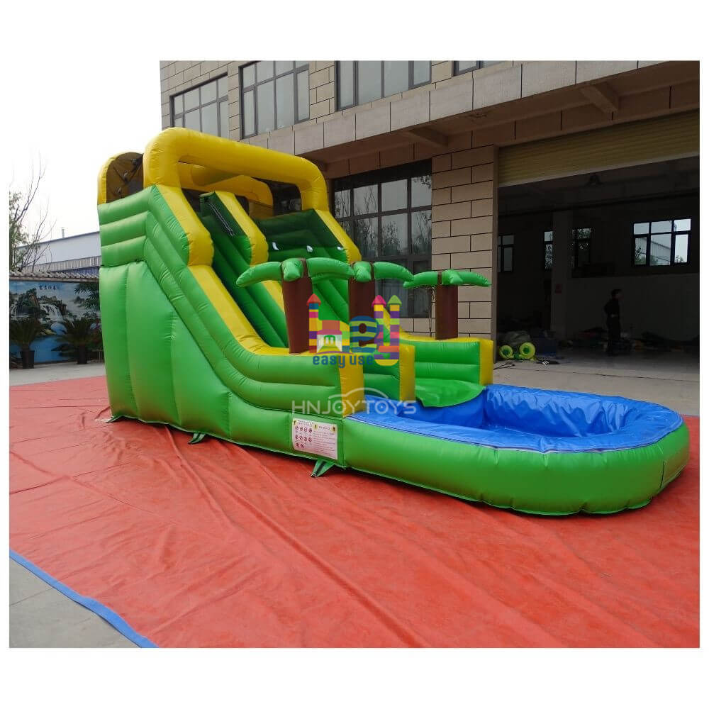 holiday theme wet water slide