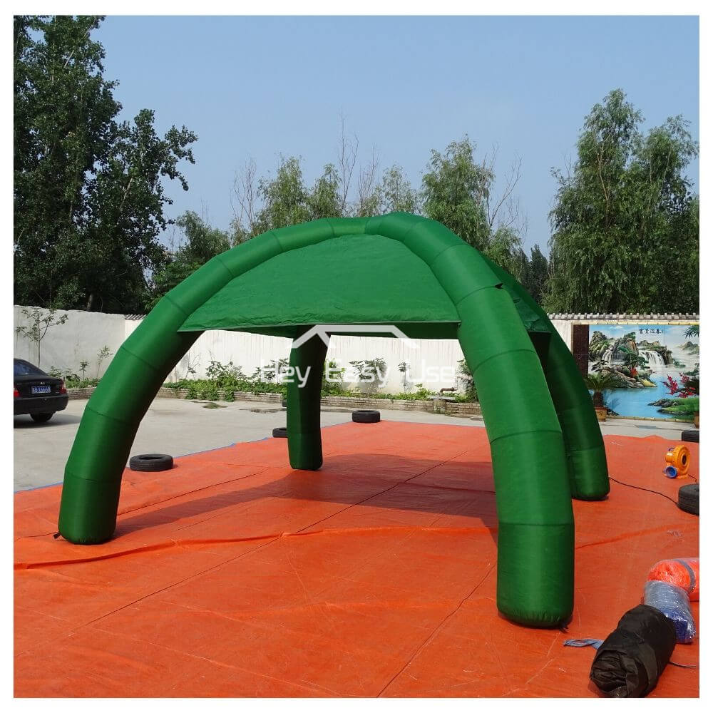 In Stock Green Inflatable Event Tent Spider Shape