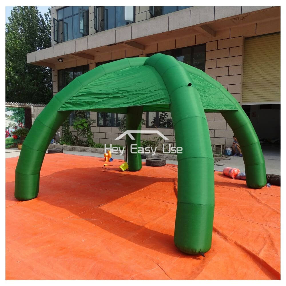 In Stock Green Inflatable Event Tent Spider Shape