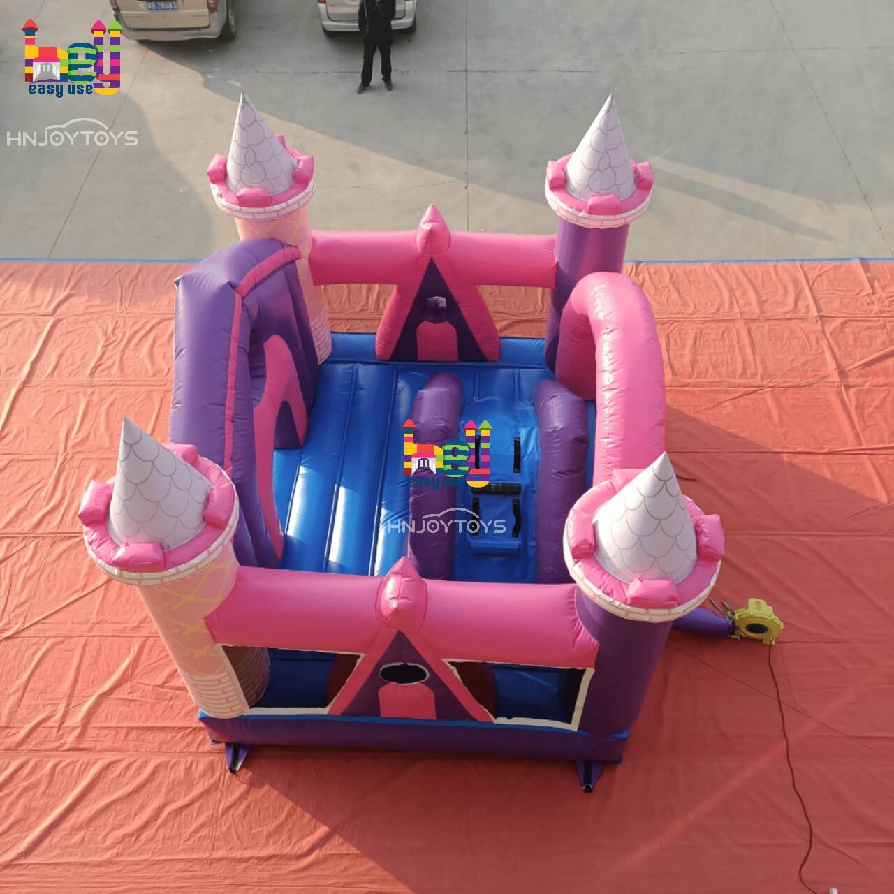 wholesale PVC princess castle combo bounce house