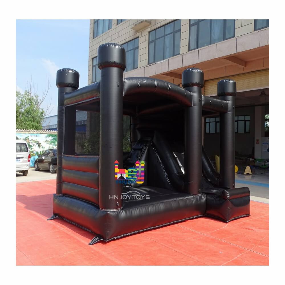 outdoor party checkered bounce inflatable