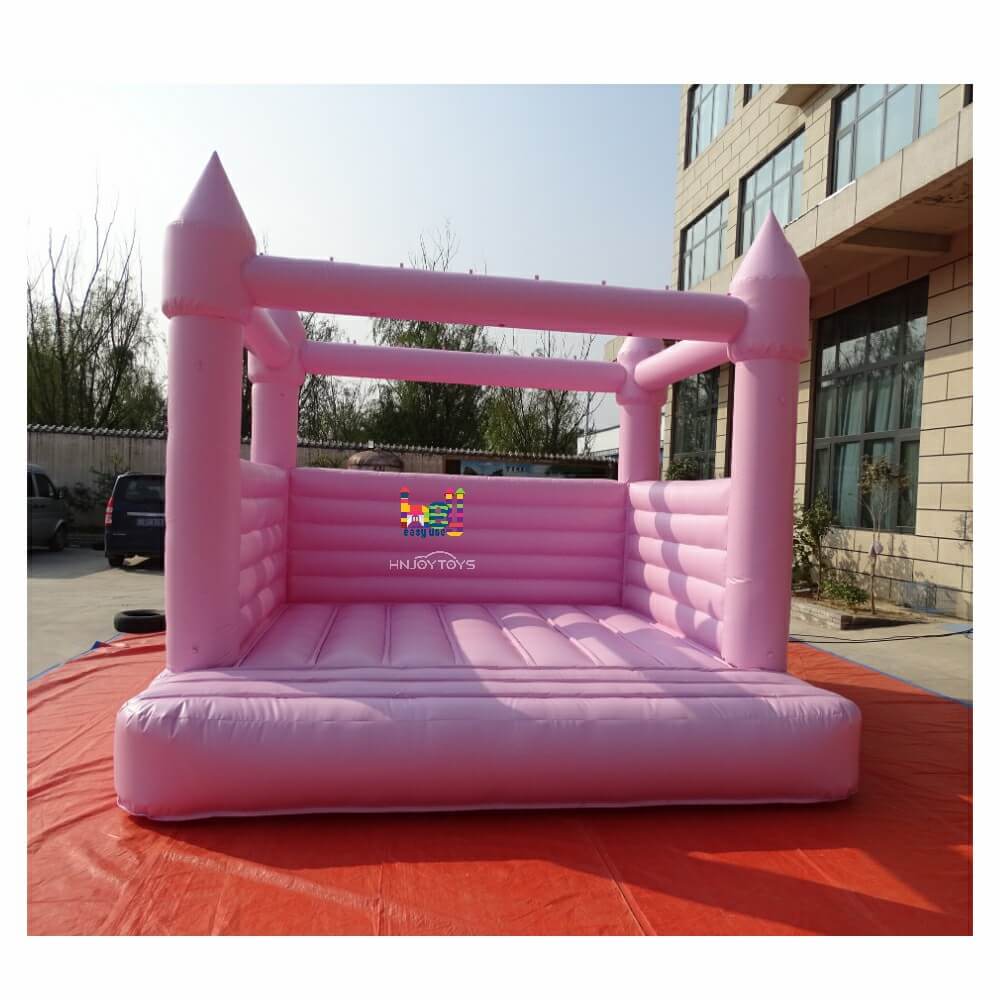 Inflatable PVC Large Pink Bounce House On Promotion