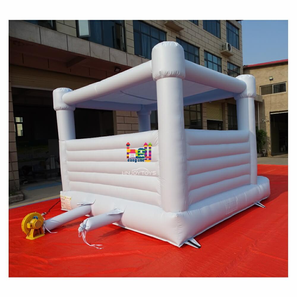 Inflatable PVC White Bounce House Near Me For Great Party