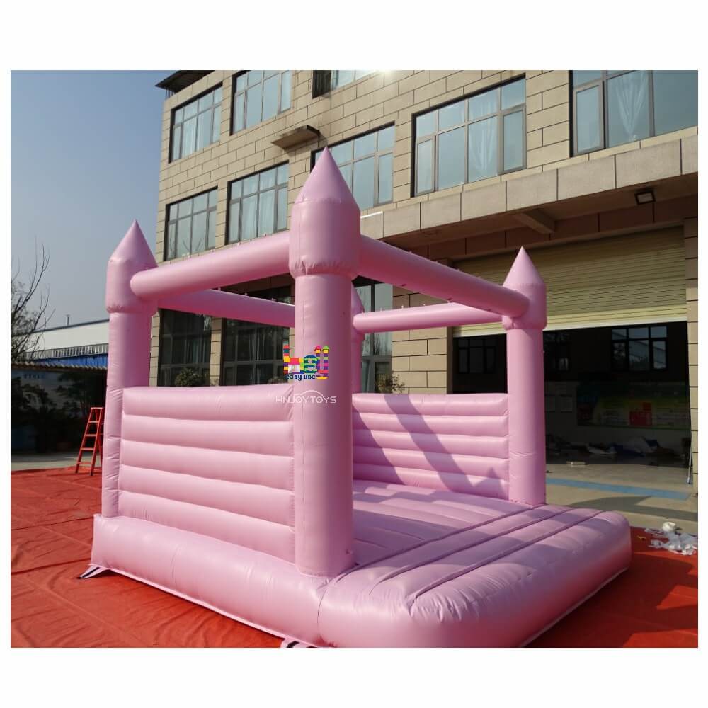 Inflatable PVC Large Pink Bounce House On Promotion