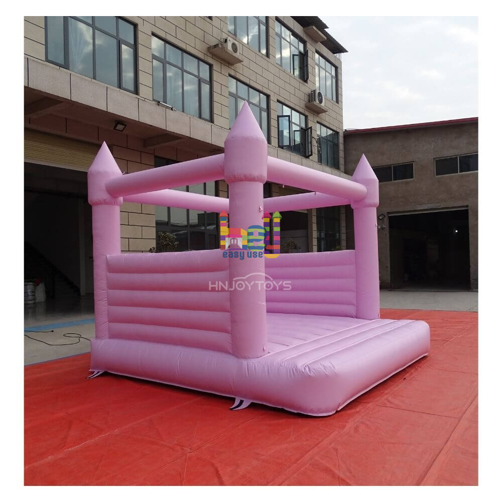 Inflatable PVC Large Pink Bounce House On Promotion