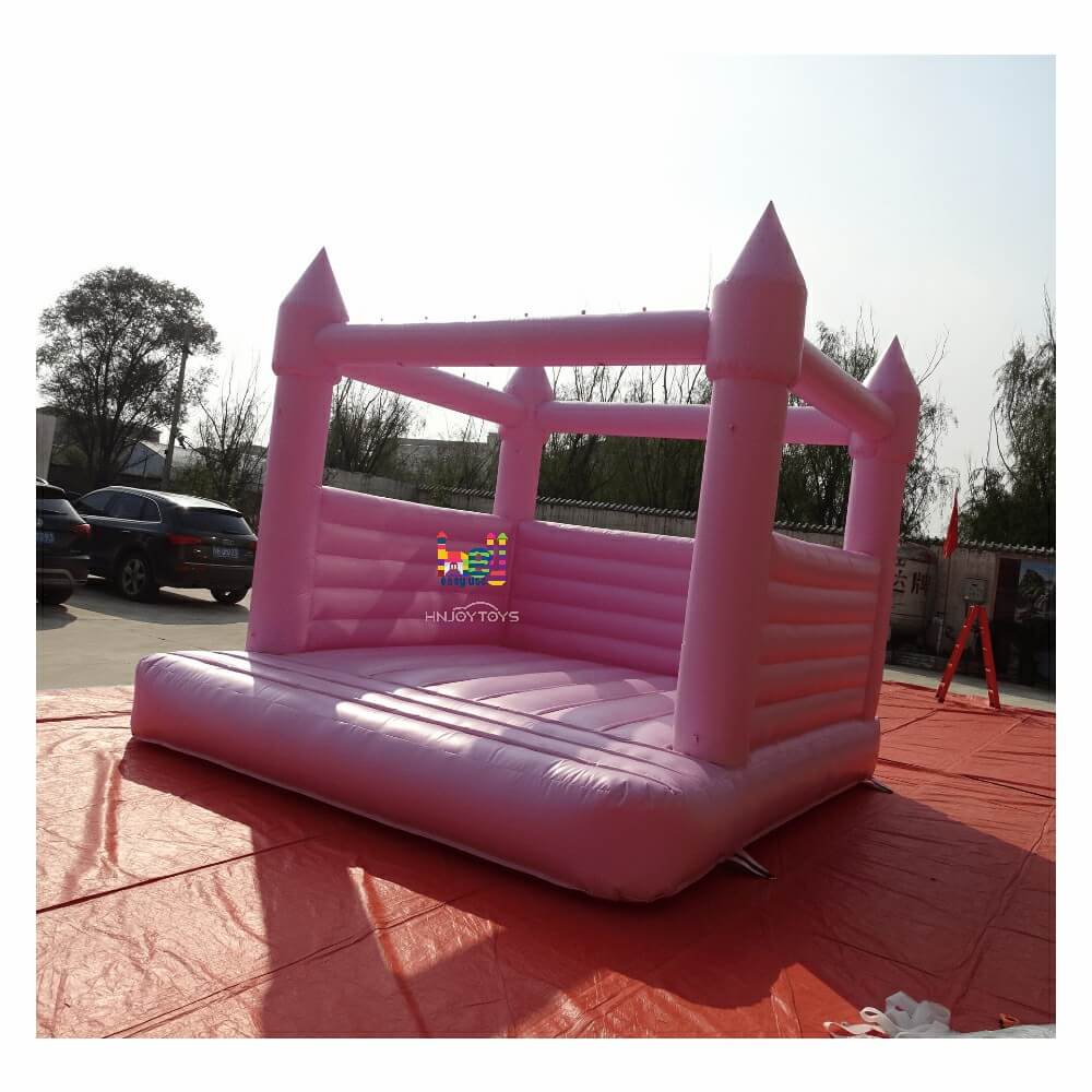 Inflatable PVC Large Pink Bounce House On Promotion