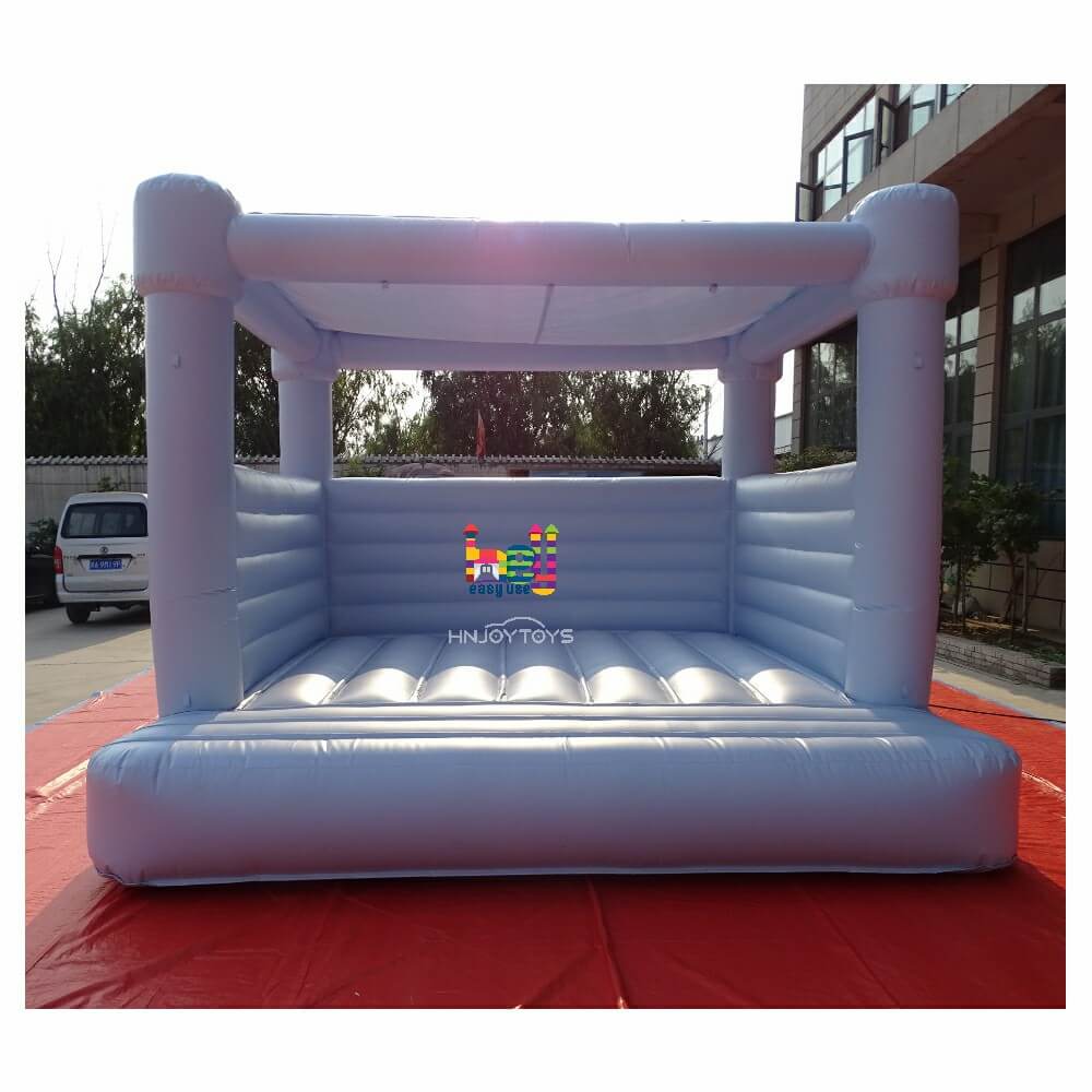 Inflatable PVC White Bounce House Near Me For Great Party