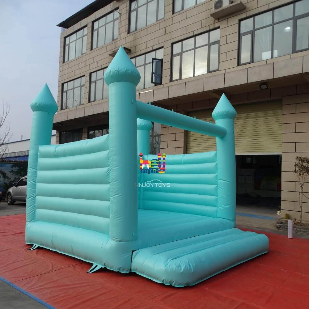 Inflatable PVC Sky Blue Jumpy House For Kids and Adults