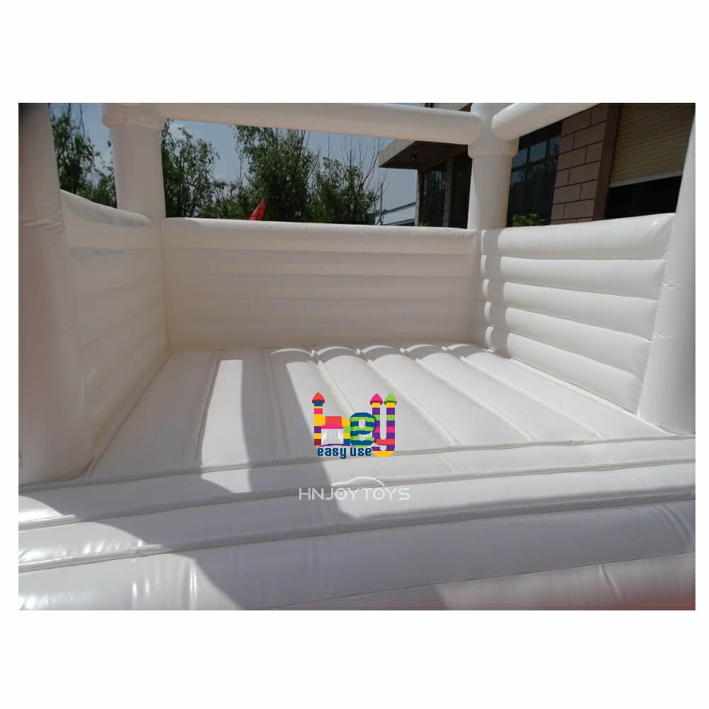 modern white bounce house