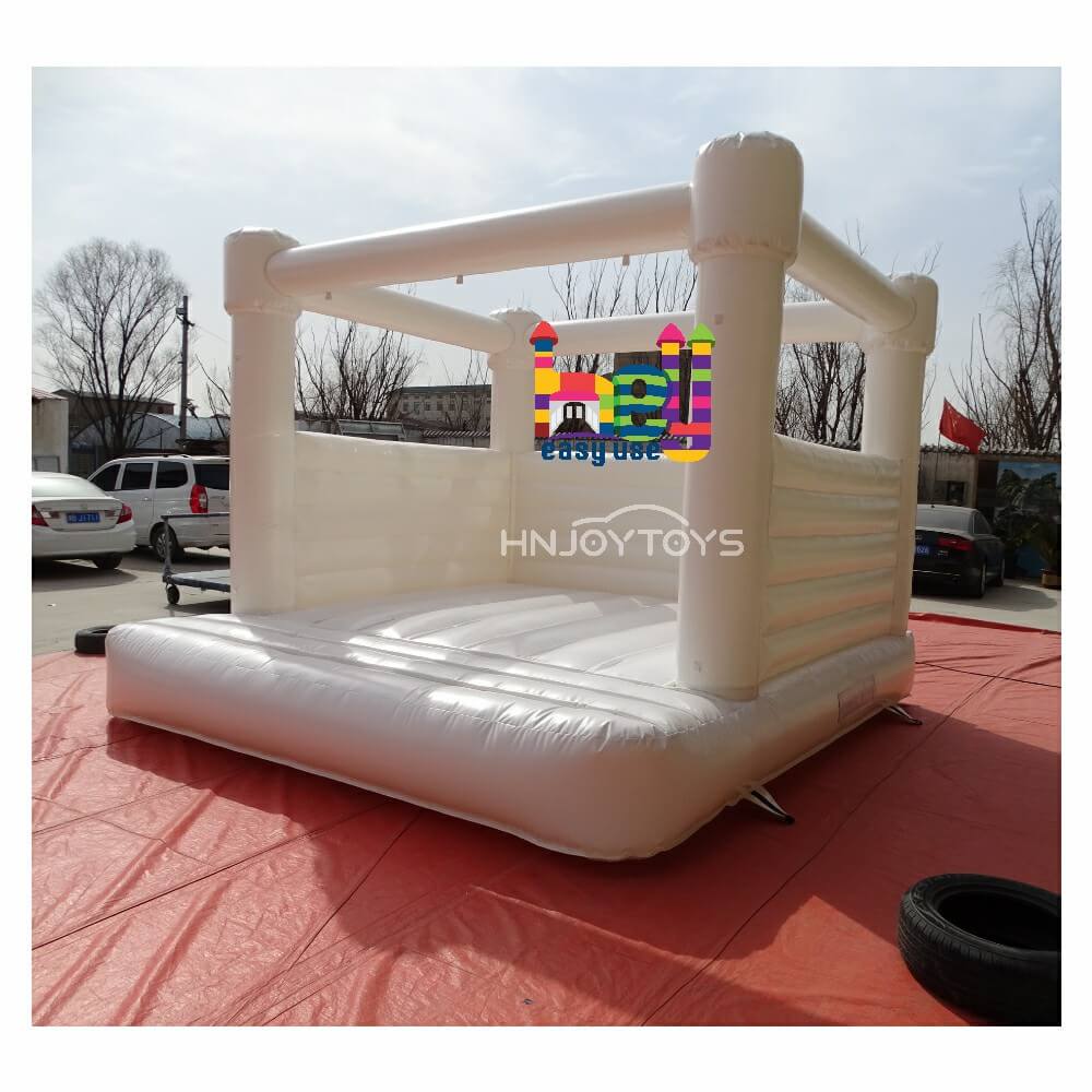 outdoor wedding decoration white inflatable bouncer inflatable wedding bounce