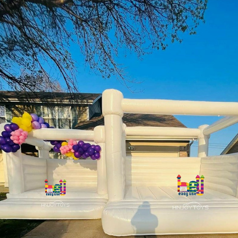 White Wedding Bouncy Castle For Sale Bounce House Jumper Jumping