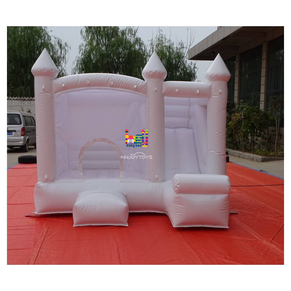 Commercial white bounce houses