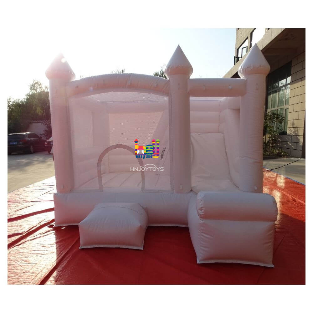 Commercial white bounce houses