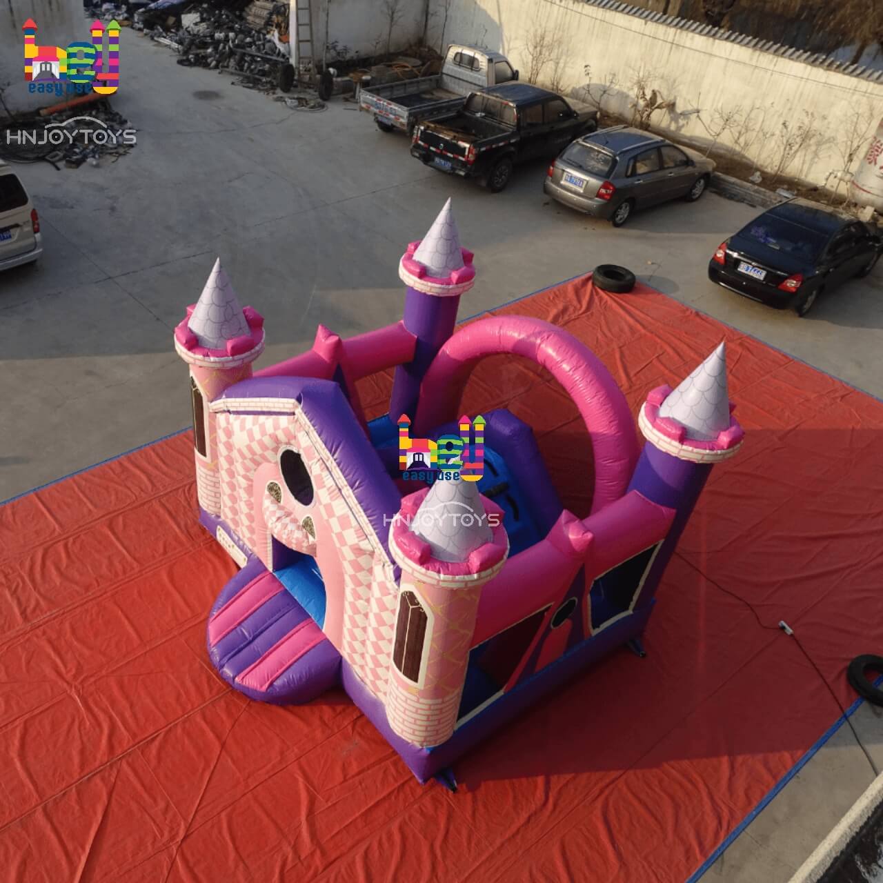high quality PVC bounce house 5 in 1 combo