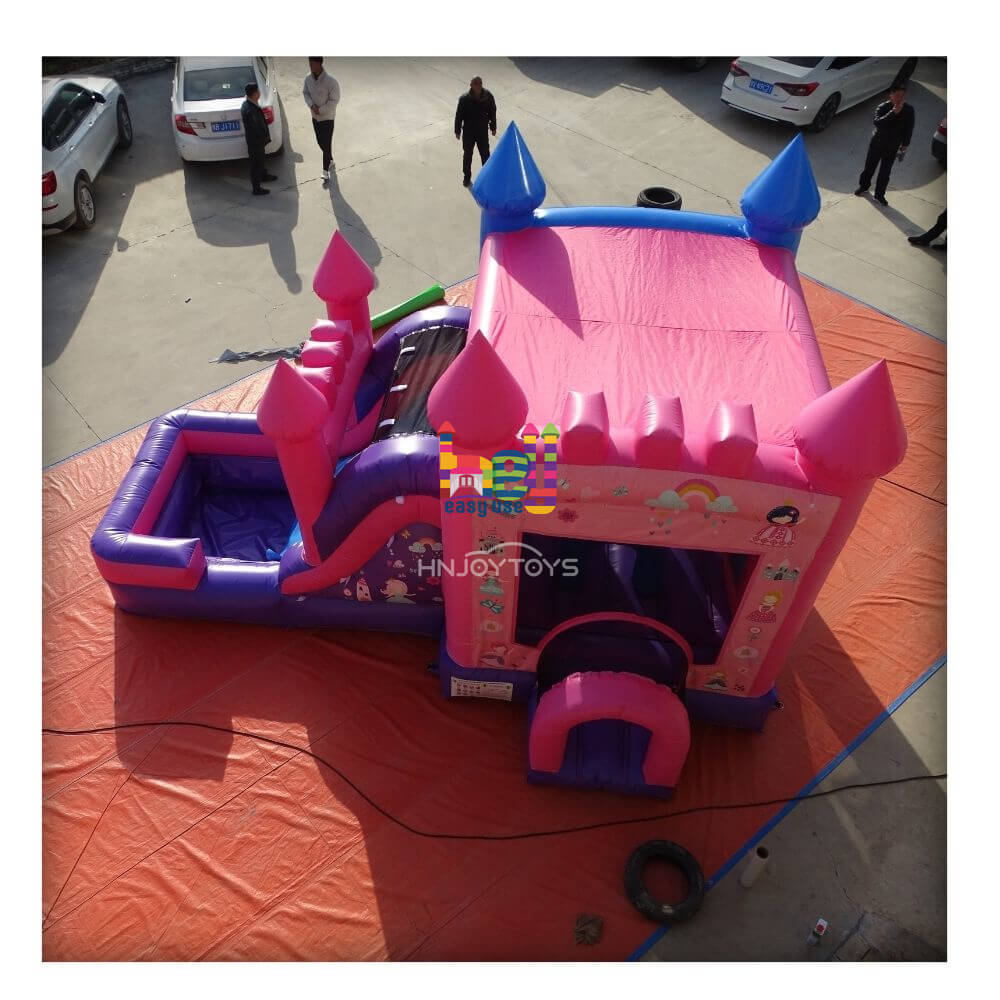 high quality PVC wet and dry bouncy castle