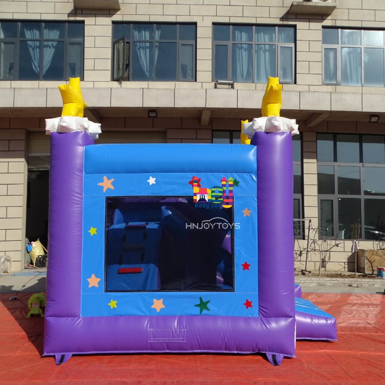 PVC Sports Combos Commercial Inflatable Bounce House With Slide For Sale 