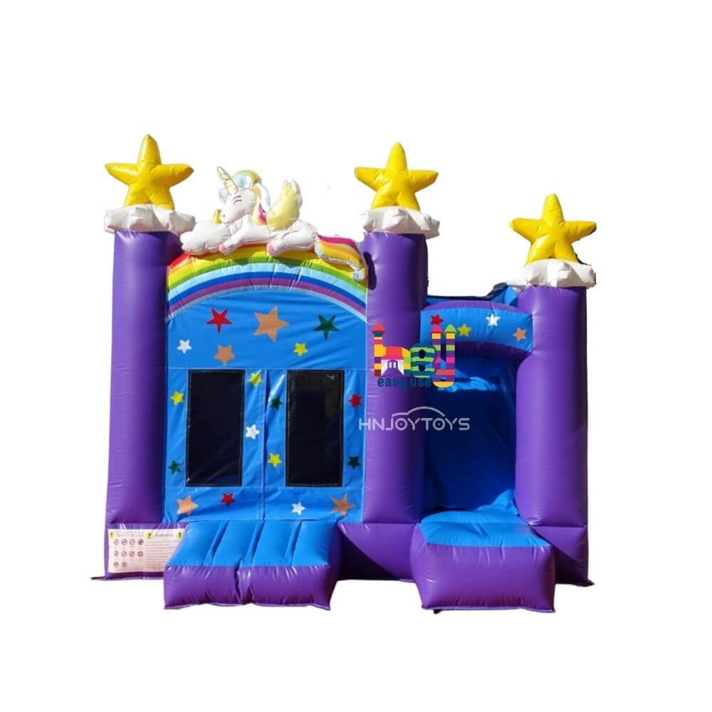 PVC Sports Combos Commercial Inflatable Bounce House With Slide For Sale 