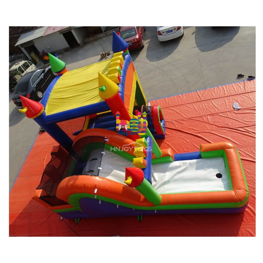 high quality PVC bounce house pool combo