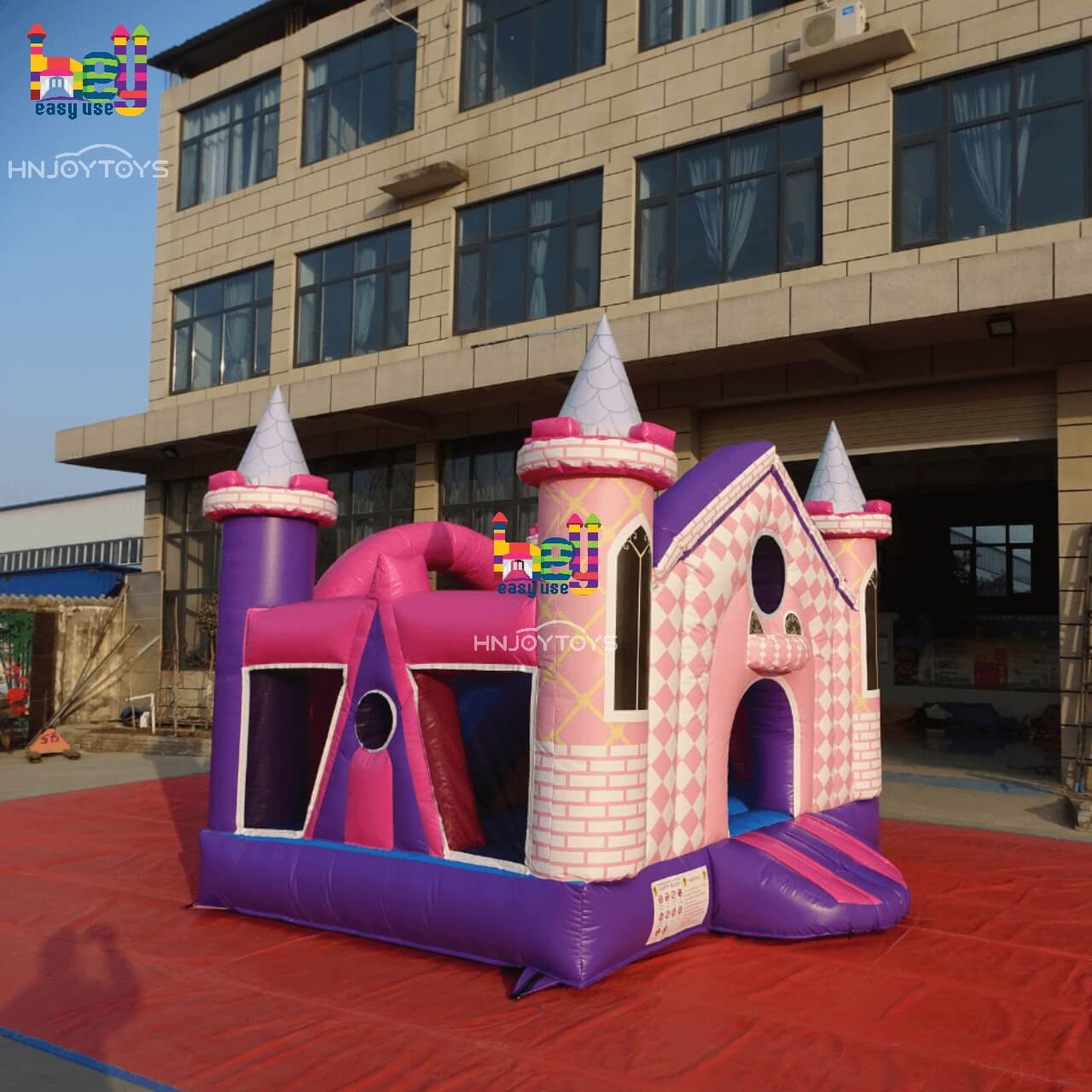 wholesale PVC princess castle combo bounce house
