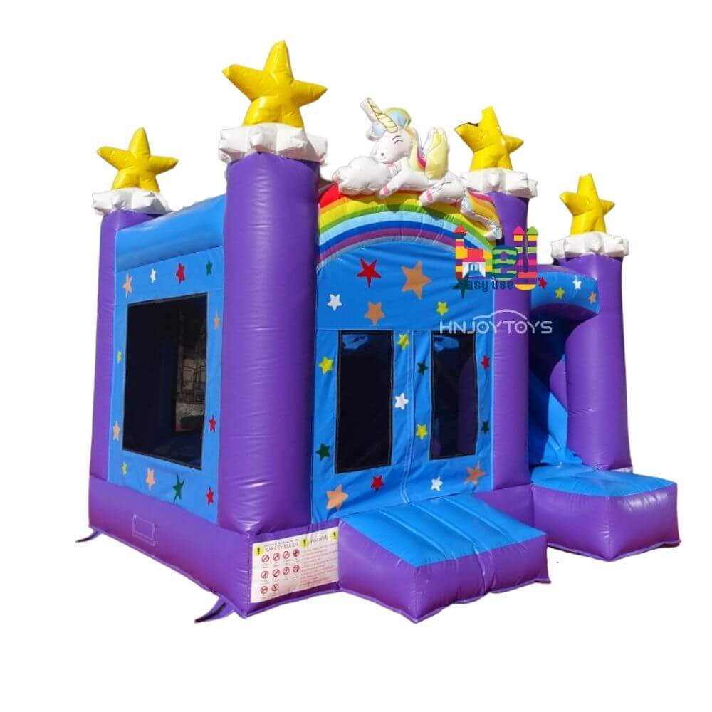 PVC Sports Combos Commercial Inflatable Bounce House With Slide For Sale 