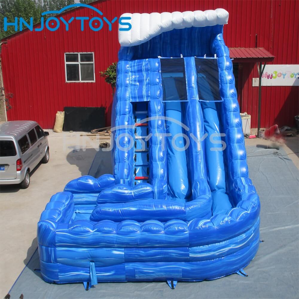 commercial grade inflatable slide with pool
