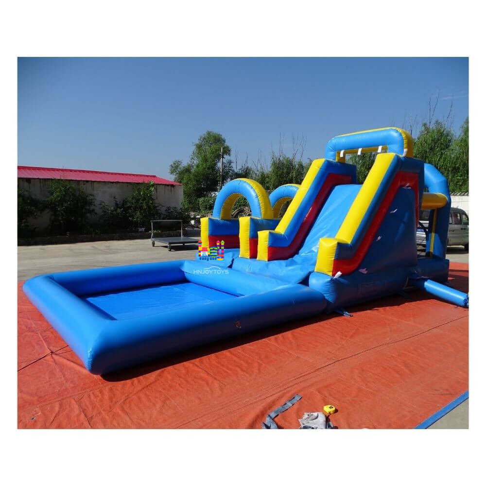 outdoor big inflatable bounce slides