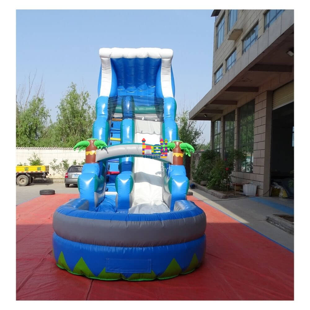party rental inflatable waterslide pool