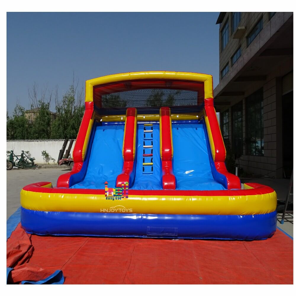 outdoor bounce house water slide