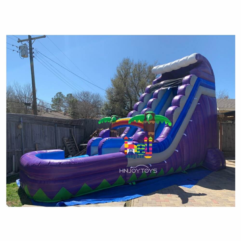 factory price PVC emergency inflatable water slide
