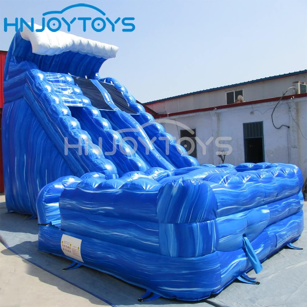 commercial grade inflatable slide with pool