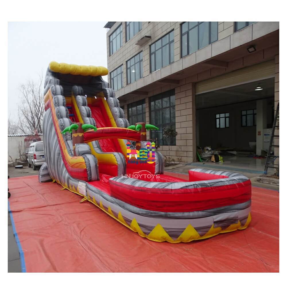custom inflatable water slide PVC fabric