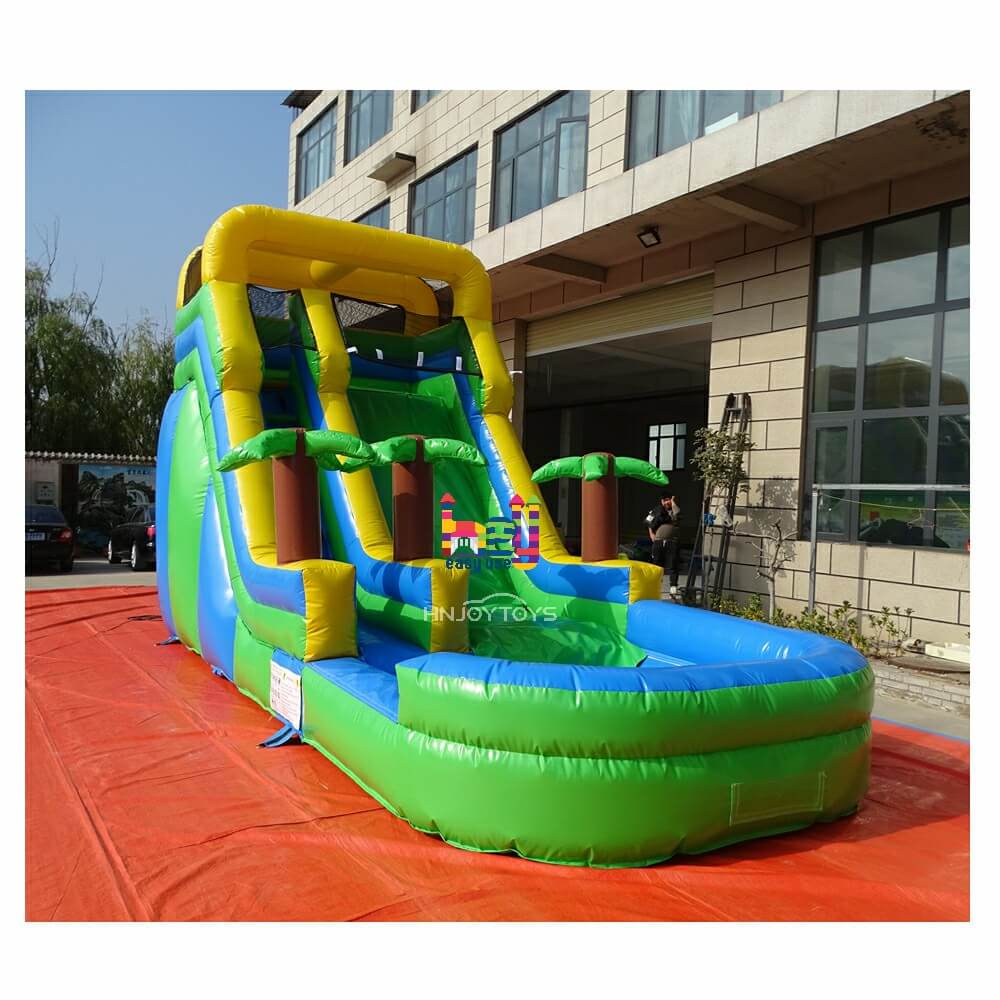 high quality PVC double water slide