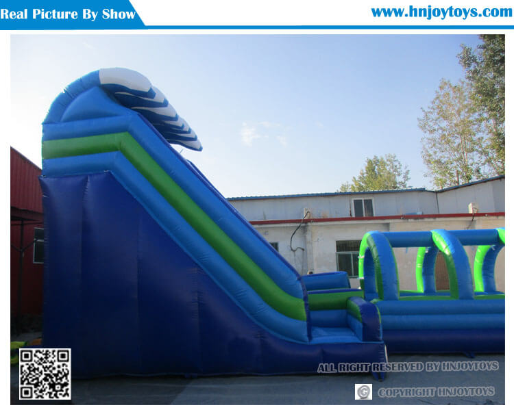 new style inflatable long slide