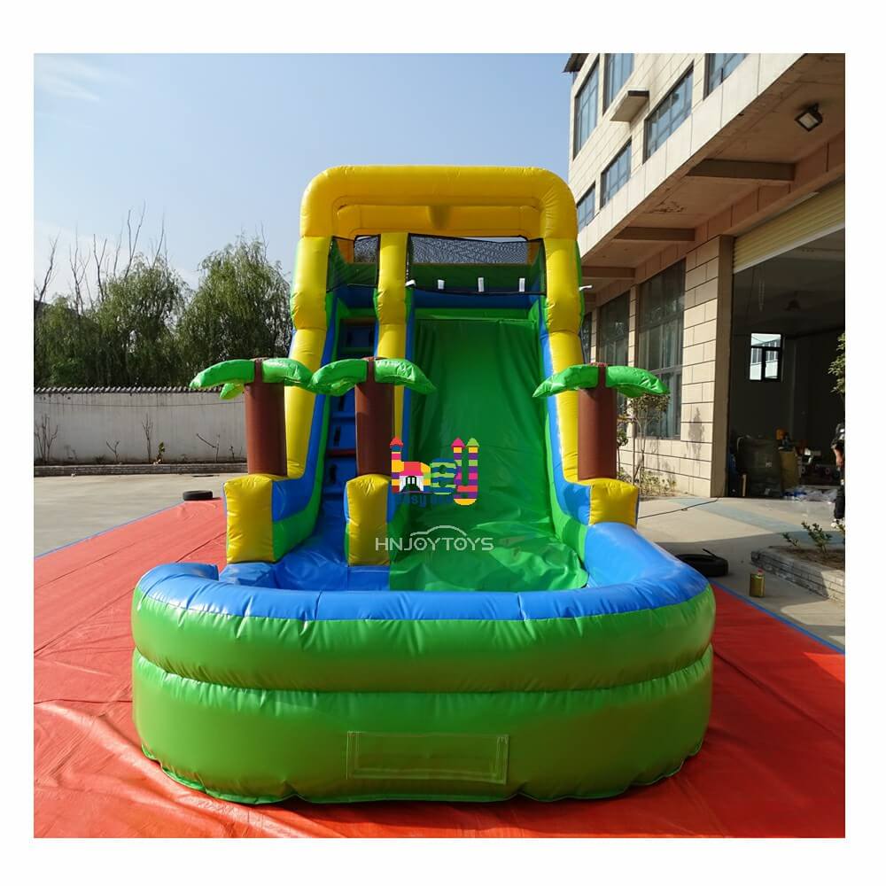high quality PVC double water slide