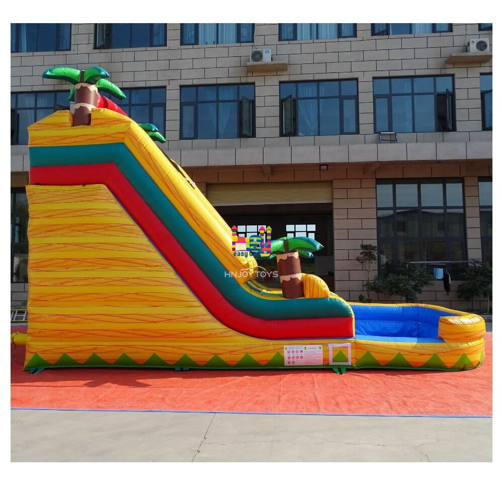colorful inflatable slip & slide