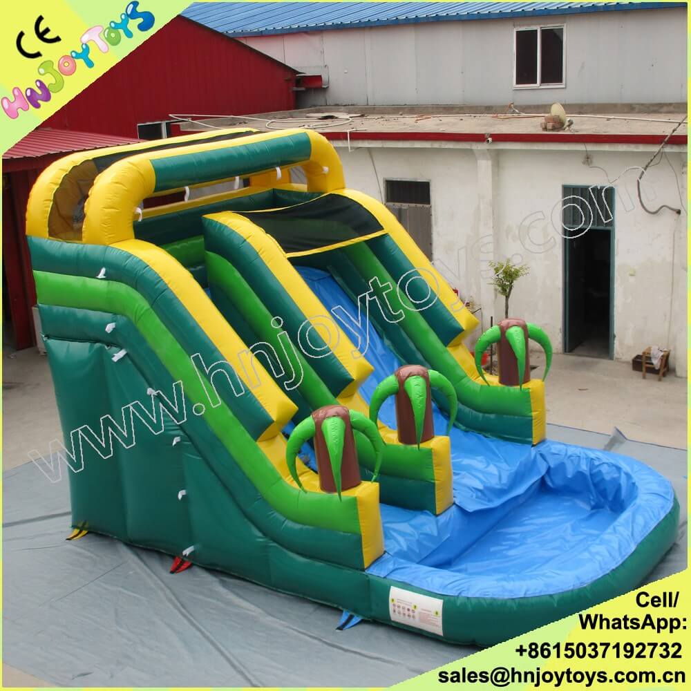 high quality PVC inflatable dock slide