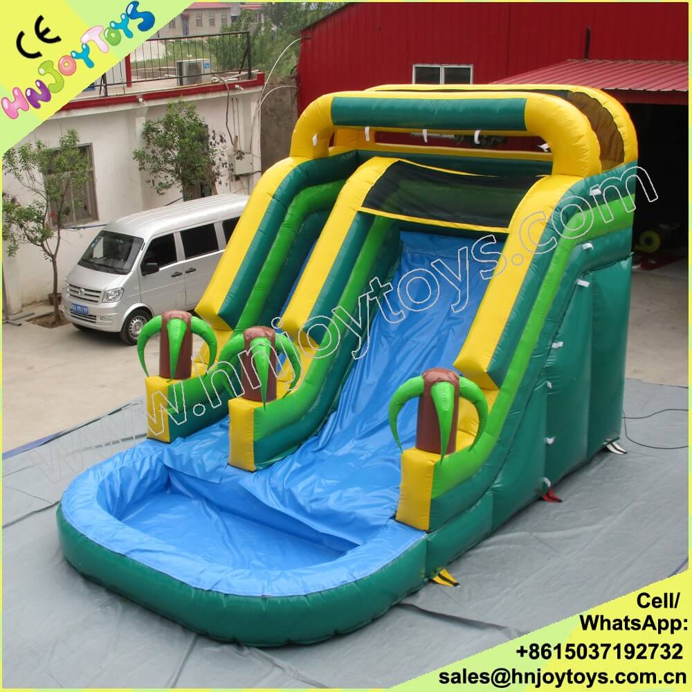 high quality PVC inflatable dock slide