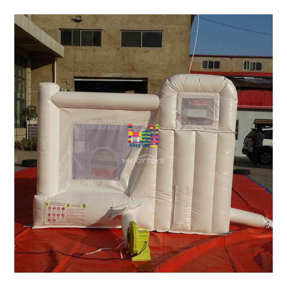 high quality white bounce house 13x13