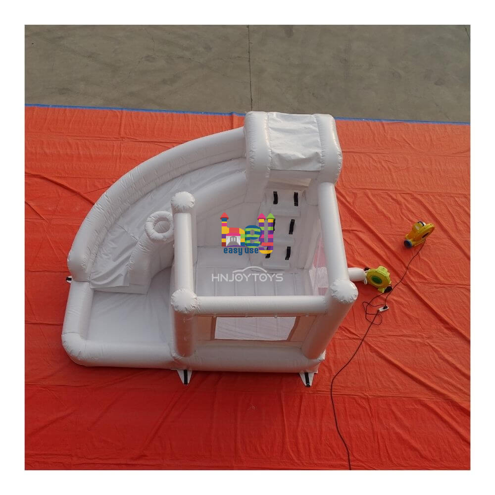 high quality white bounce house 13x13