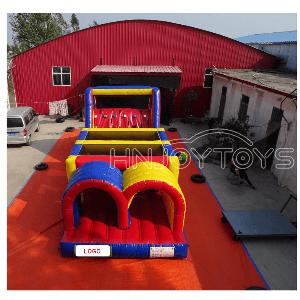 factory price inflatable sports obstacle course 