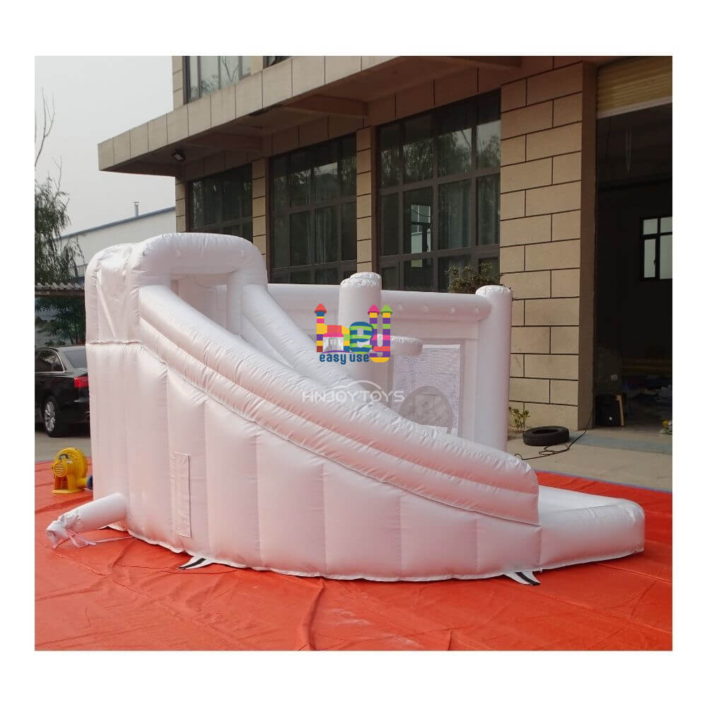 high quality white bounce house 13x13