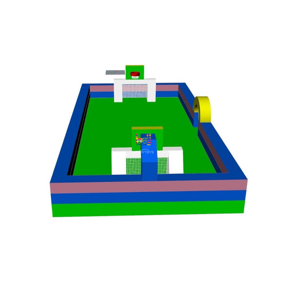 holiday theme inflatable paintball field