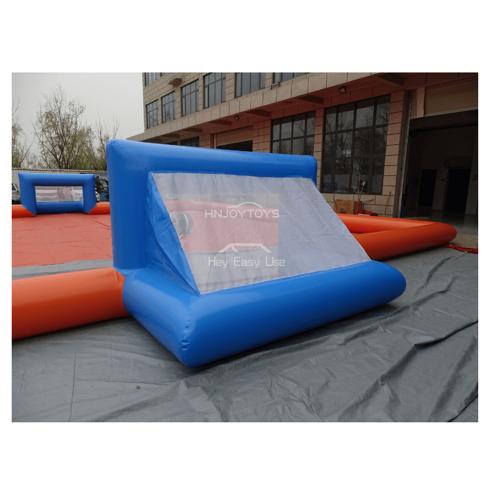 high quality PVC bouncy castle inflatable soccer field