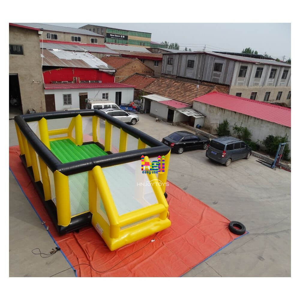 custom inflatable water volleyball field