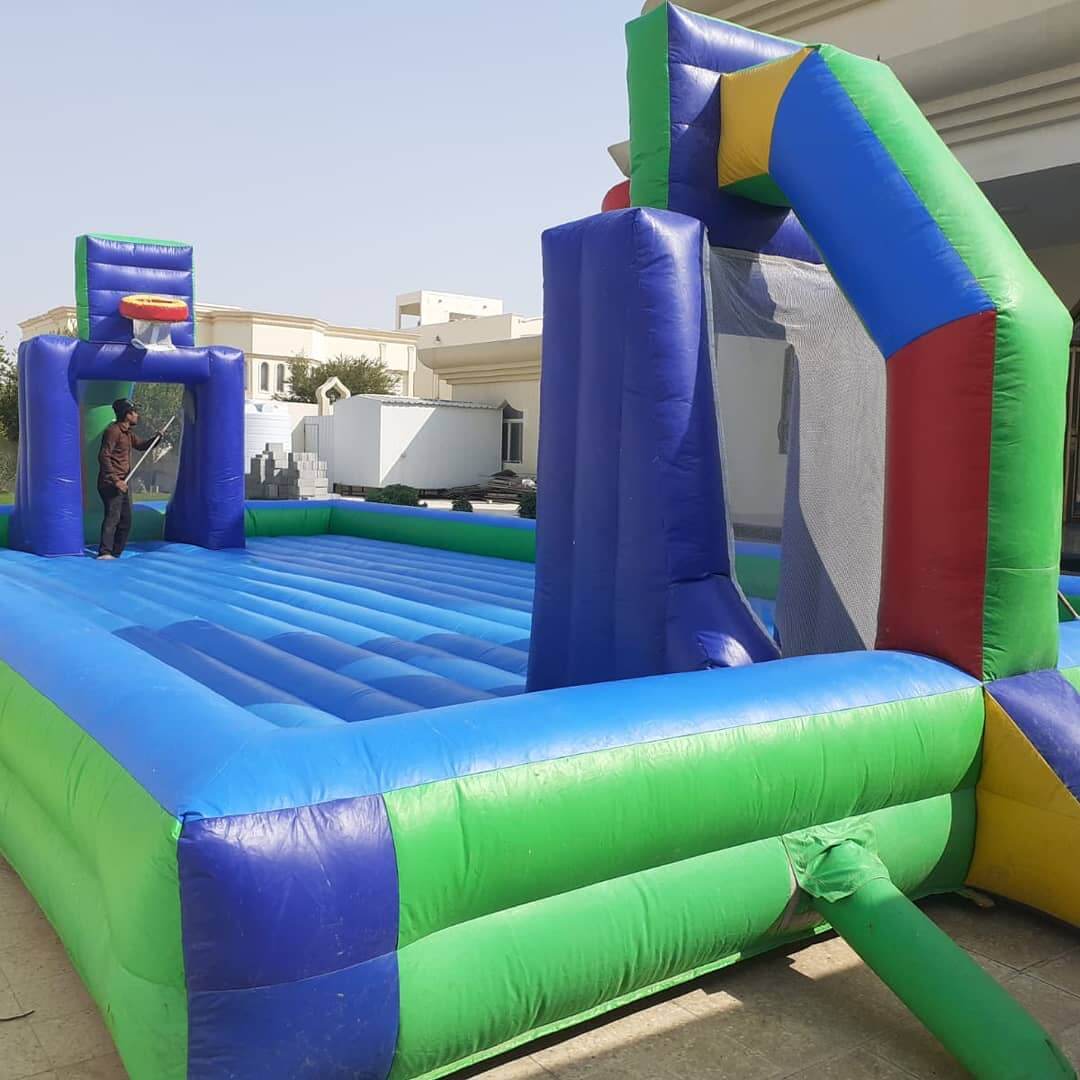 holiday theme inflatable paintball field