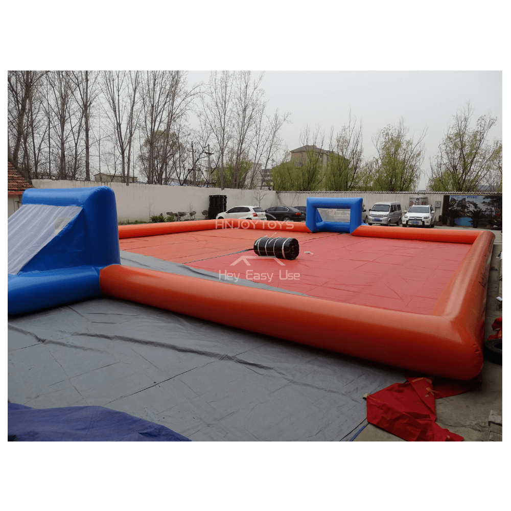 high quality PVC bouncy castle inflatable soccer field