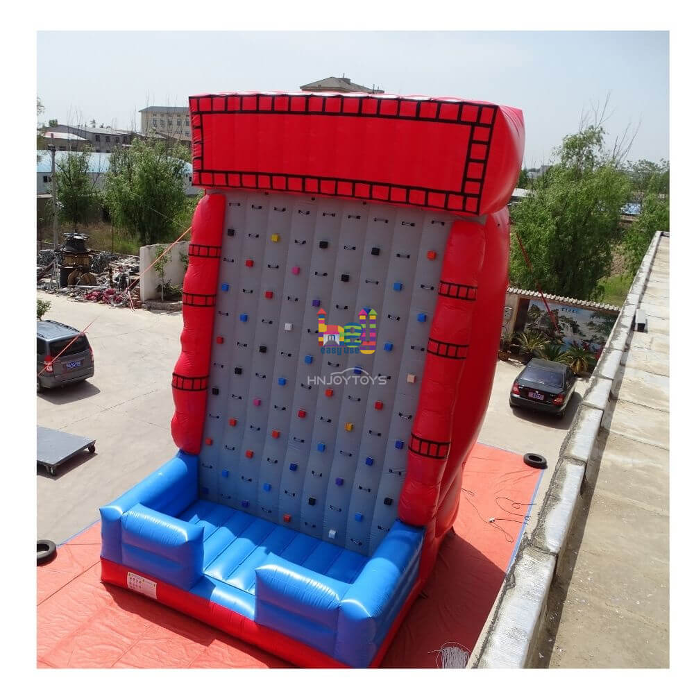 colorful rock climbing inflatable