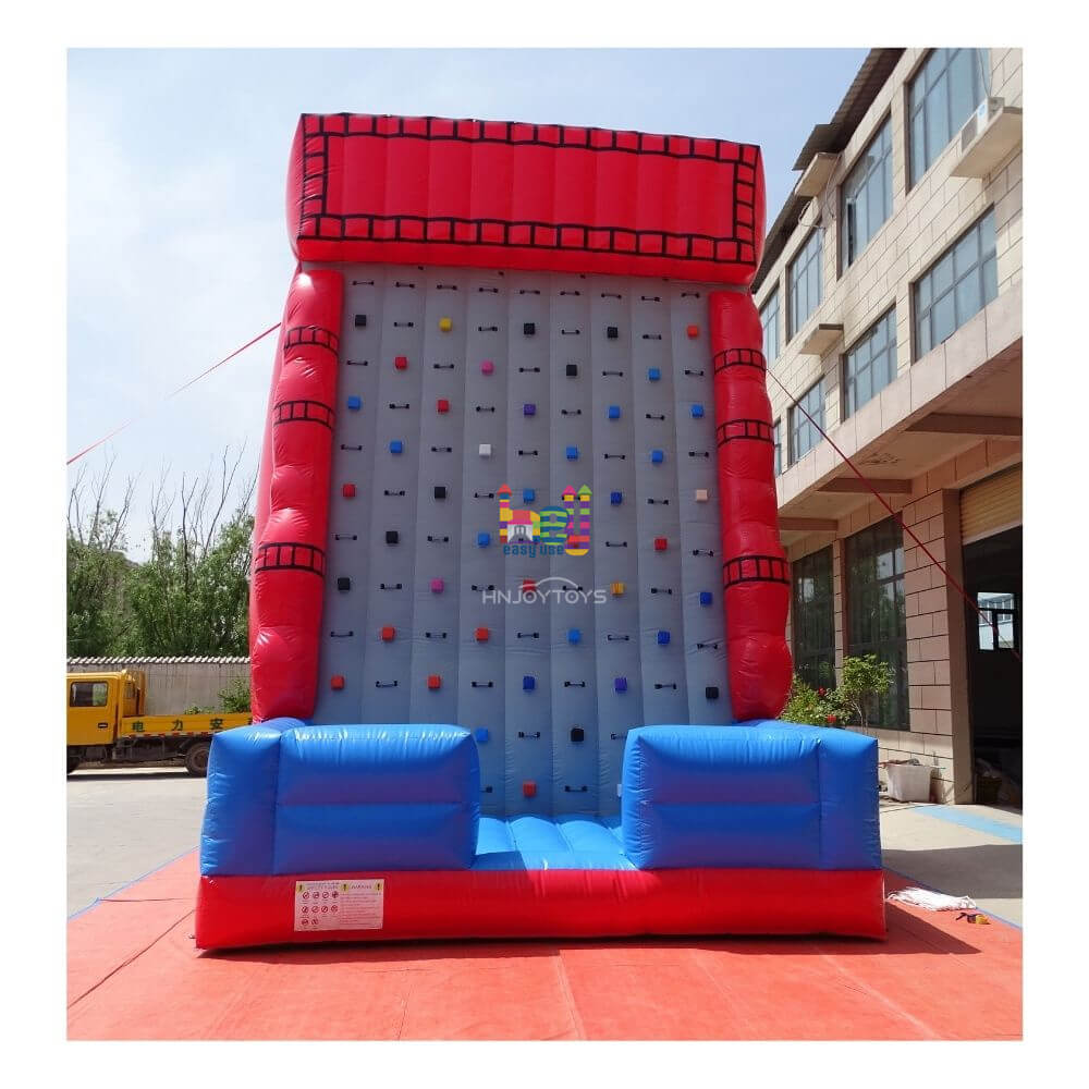 colorful rock climbing inflatable